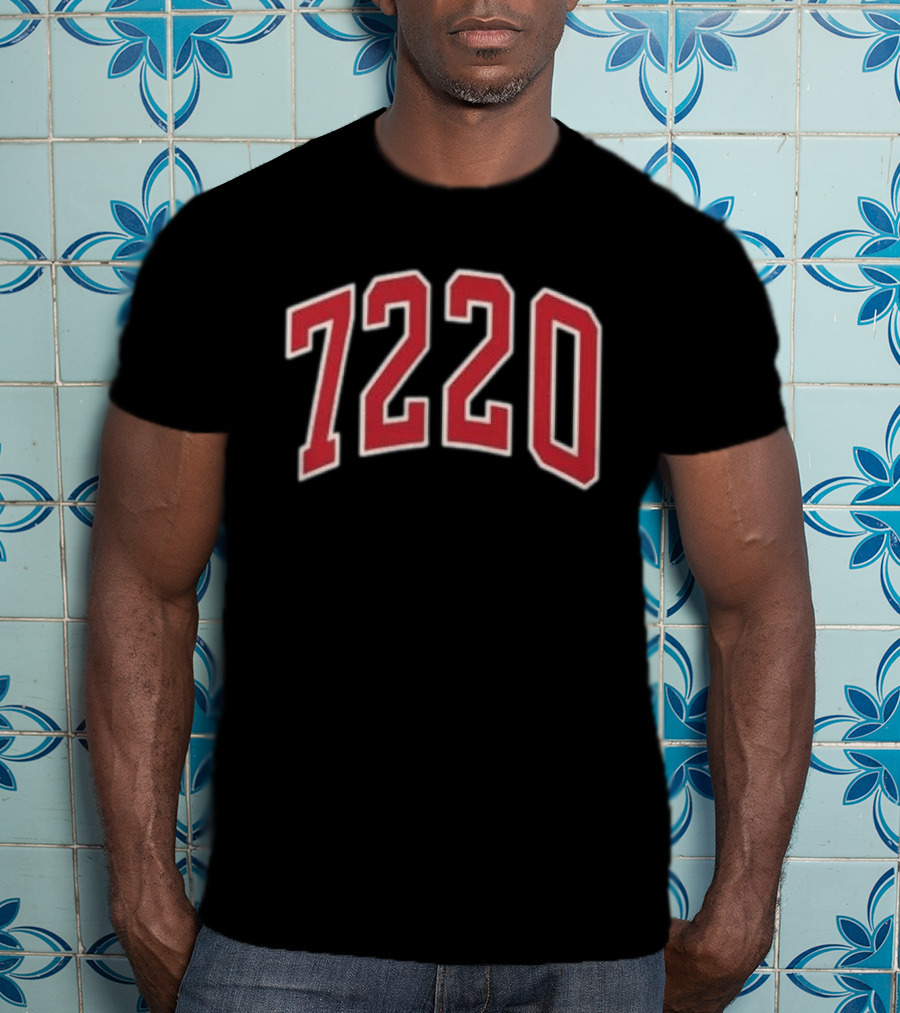Lil Durk 7220 Tour Bicycle Red 7220 Numbers T-Shirt