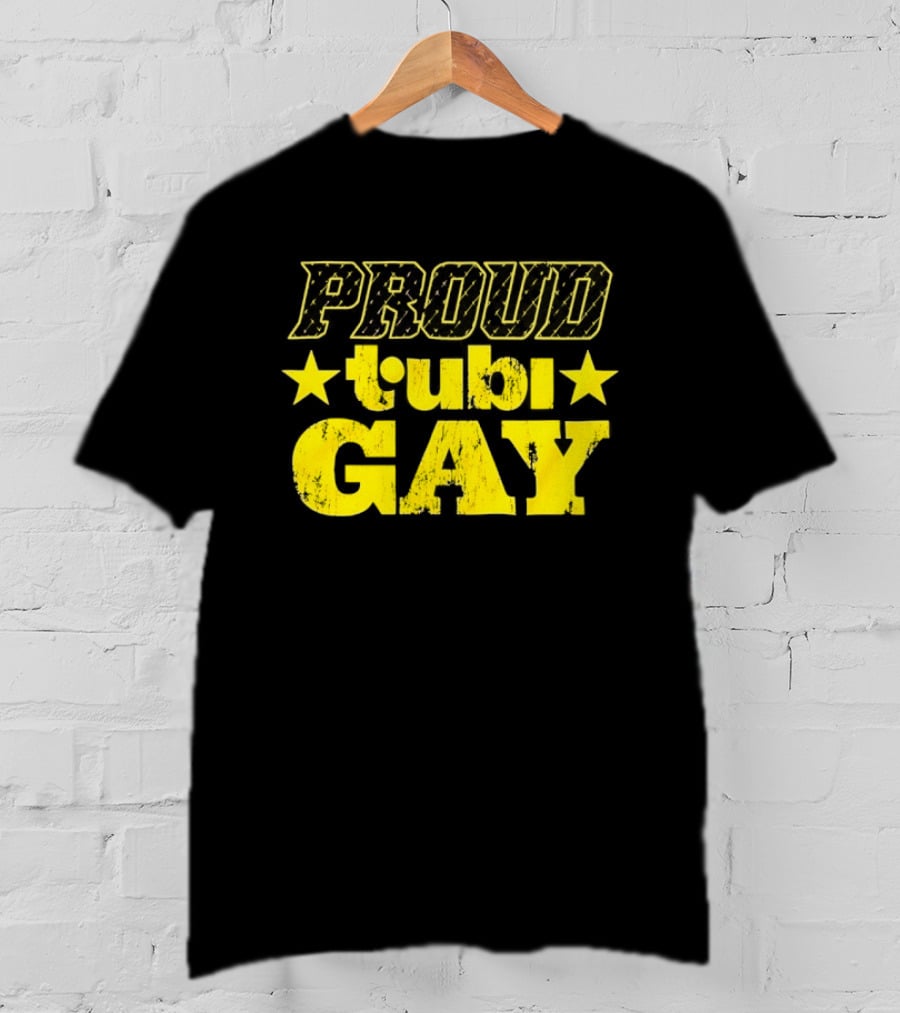Proud Tubi Gay LGBTQ Pride Streaming Movies T-Shirt