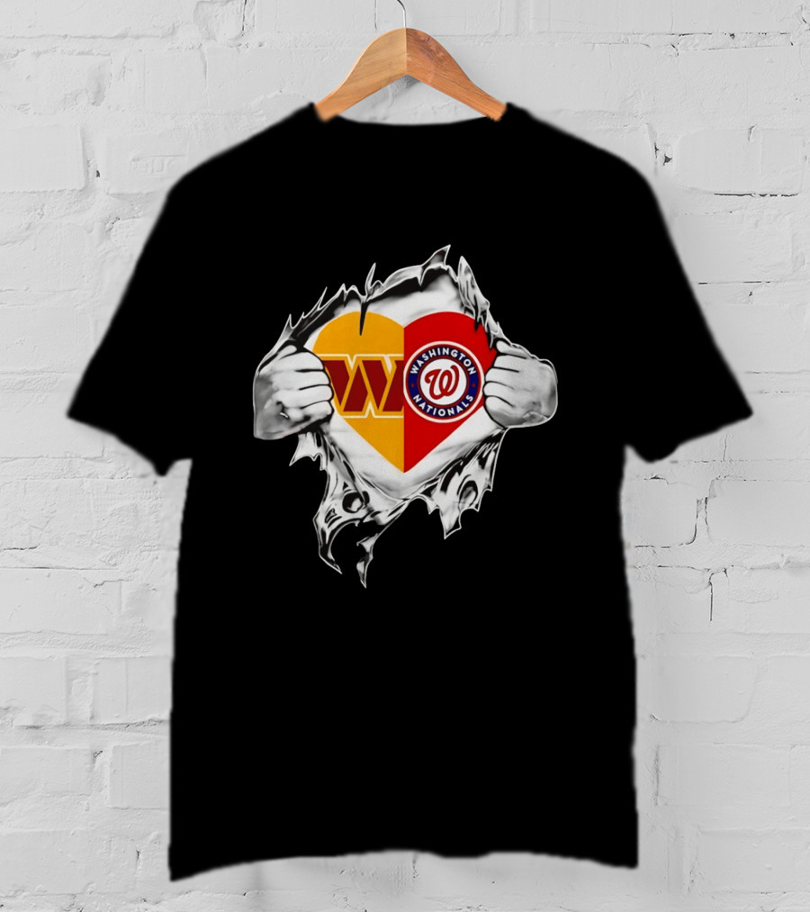 Washington Commanders Nationals Heartfelt Fan Passion T-Shirt