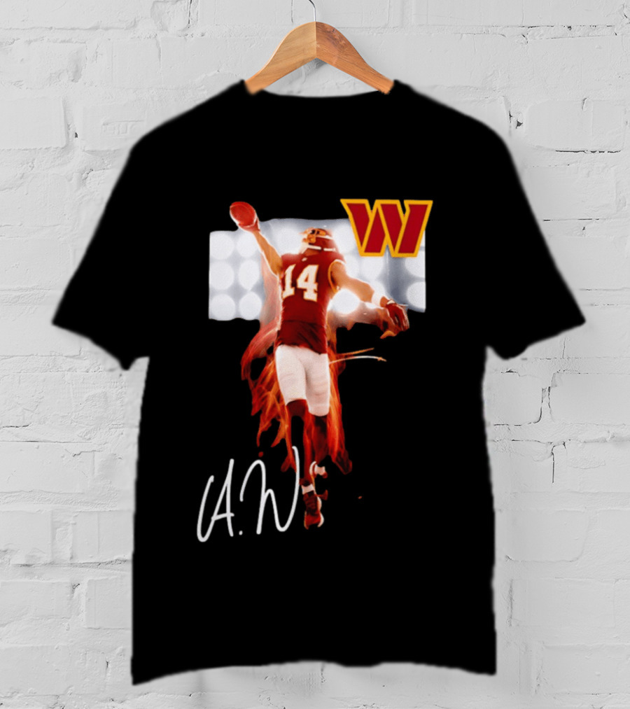 Washington Commanders Antonio Williams 14 AW Football Legacy Rookie T-Shirt