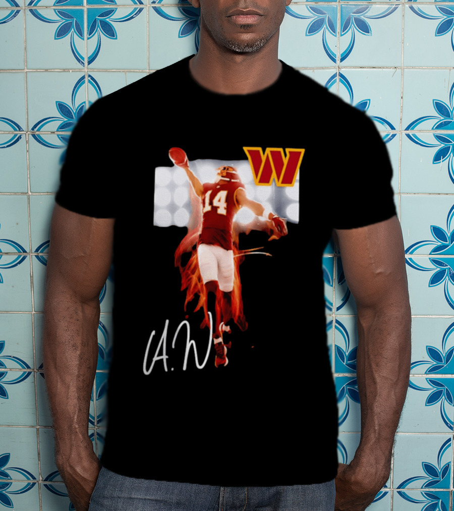 Washington Commanders Antonio Williams 14 AW Football Legacy Rookie T-Shirt