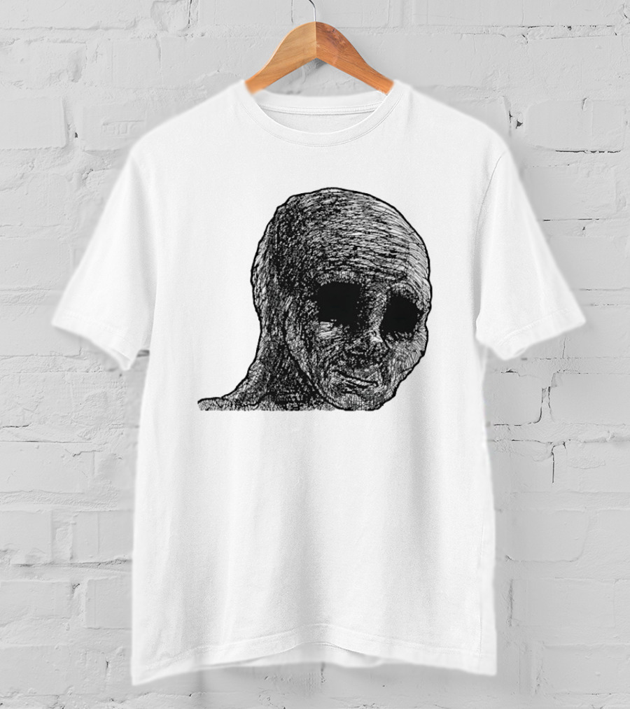 Withered Wojak Feels Doomer Meme Aesthetic T-Shirt