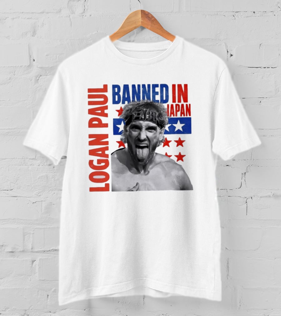 Logan Paul Banned In Japan Stars And Stripes T-Shirt