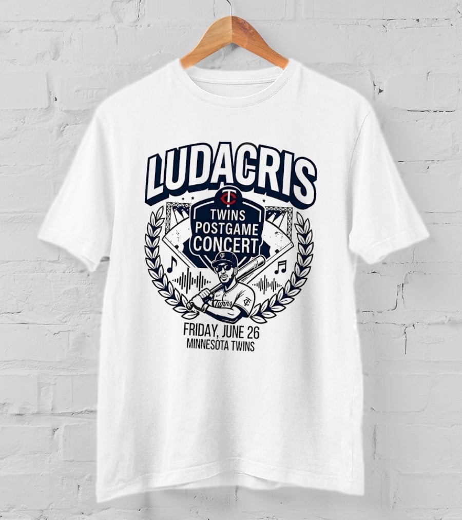Ludacris Twins Postgame Concert Minnesota June 26 Baseball Event T-Shirt