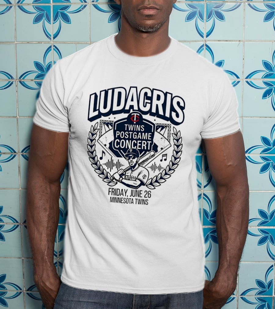 Ludacris Twins Postgame Concert Minnesota June 26 Baseball Event T-Shirt