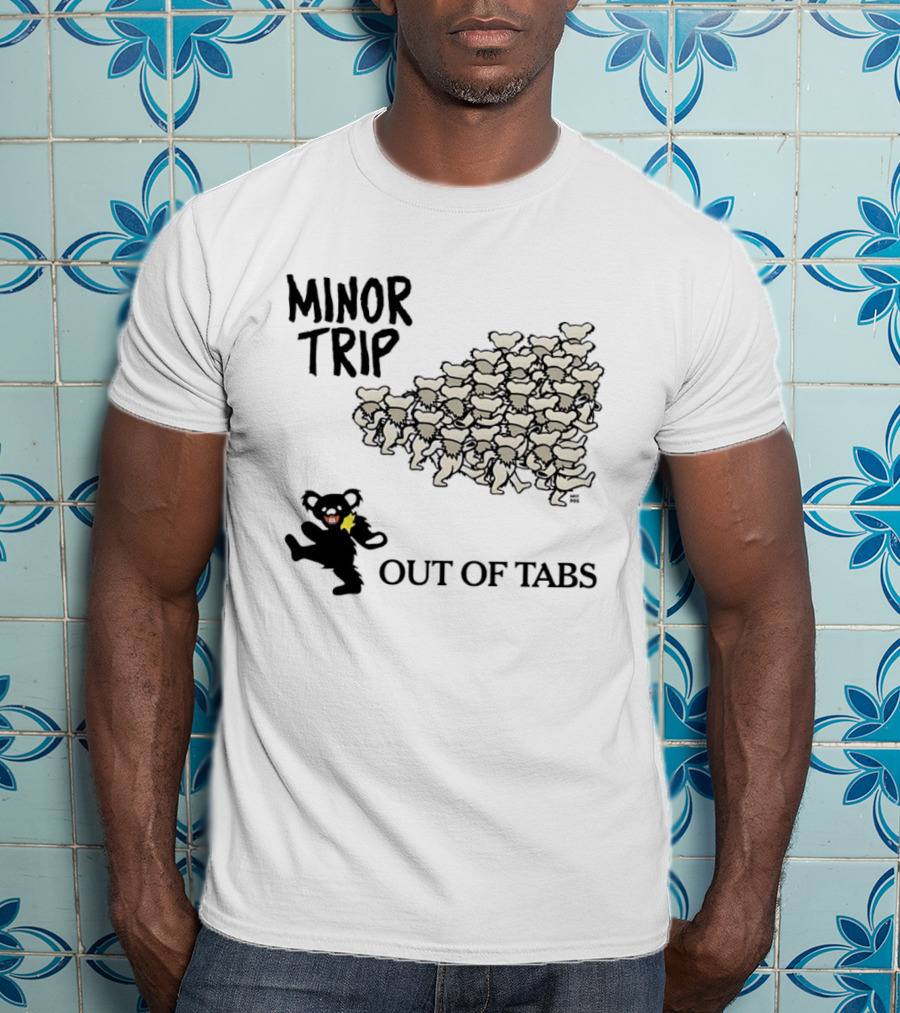 Grateful Dead Dancing Bears Minor Trip Out Of Tabs T-Shirt