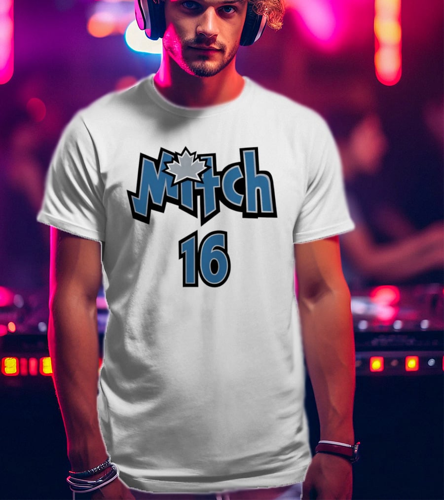 Mitch 16 Toronto Maple Leafs NHL Hockey Star T-Shirt