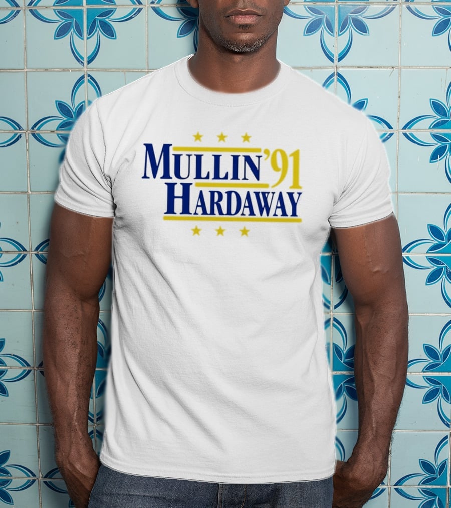 Mullin Hardaway 91 Stars Golden State Warriors T-Shirt