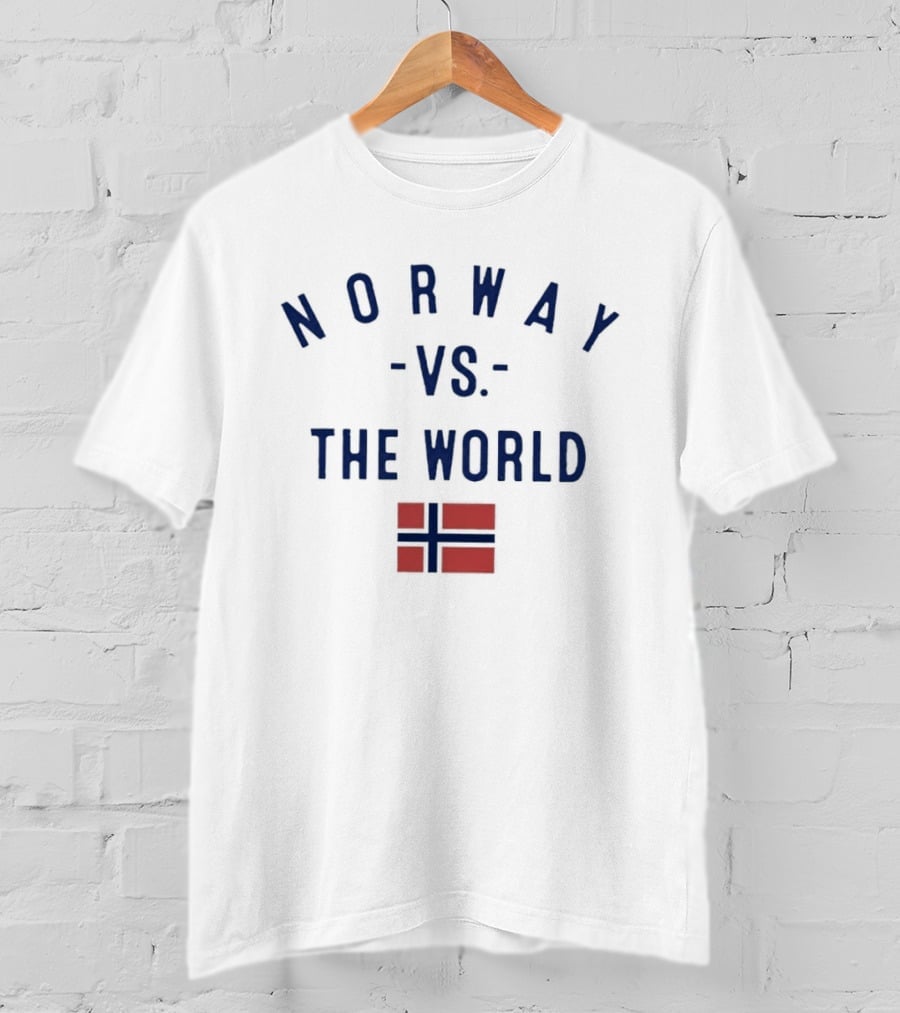 Norway Vs The World Norwegian Flag Pride Heritage T-Shirt