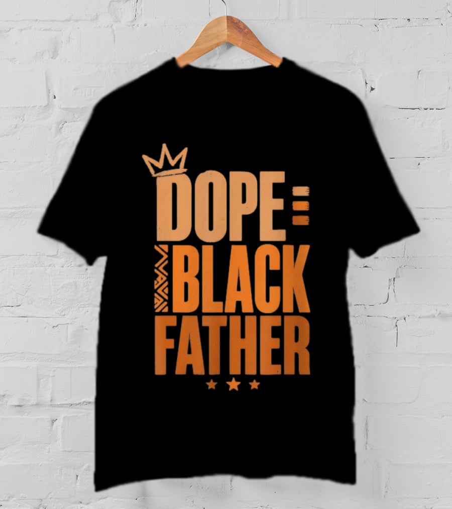 Dope Black Father Crown Stars T-Shirt