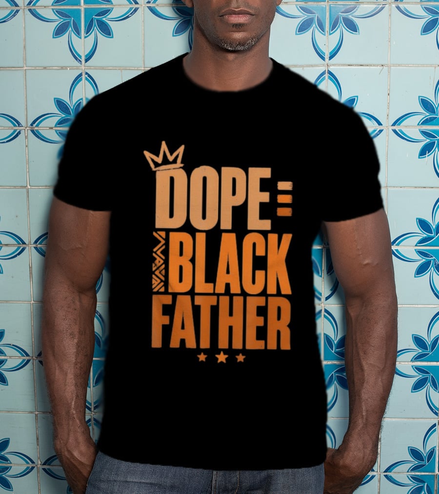 Dope Black Father Crown Stars T-Shirt