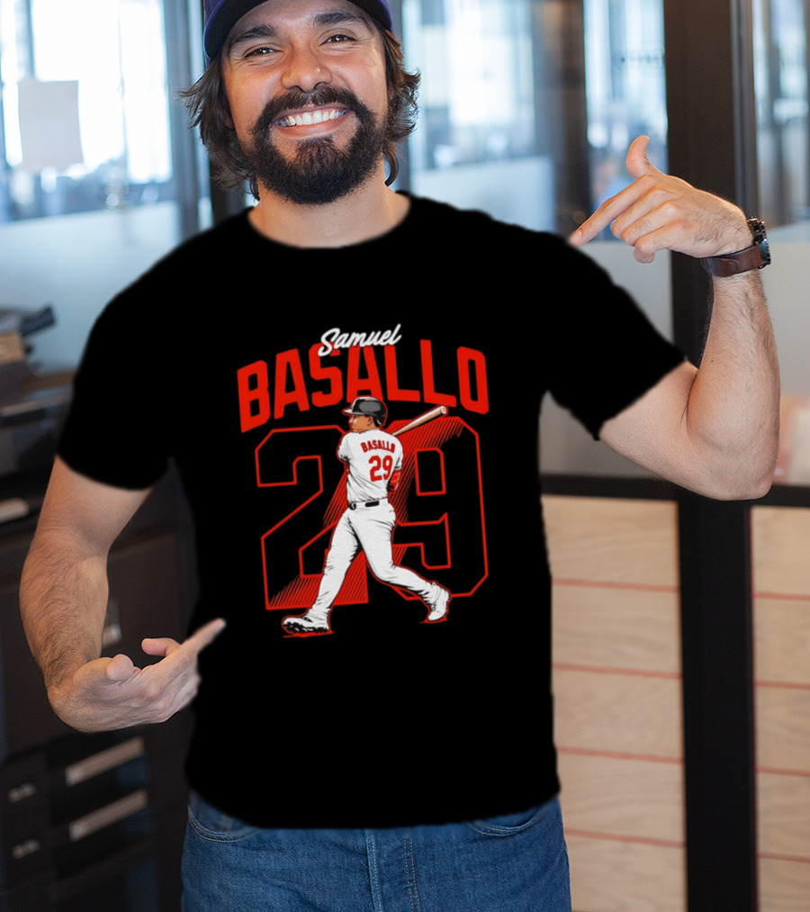 Samuel Basallo 29 Baltimore Orioles Baseball Player T-Shirt