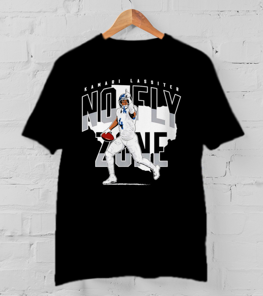 Kamari Lassiter No Fly Zone Football T-Shirt