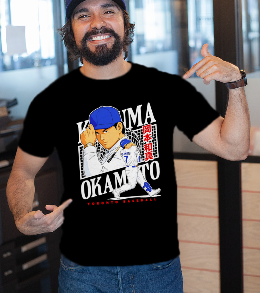 Kazuma Okamoto Toronto Baseball Anime T-Shirt