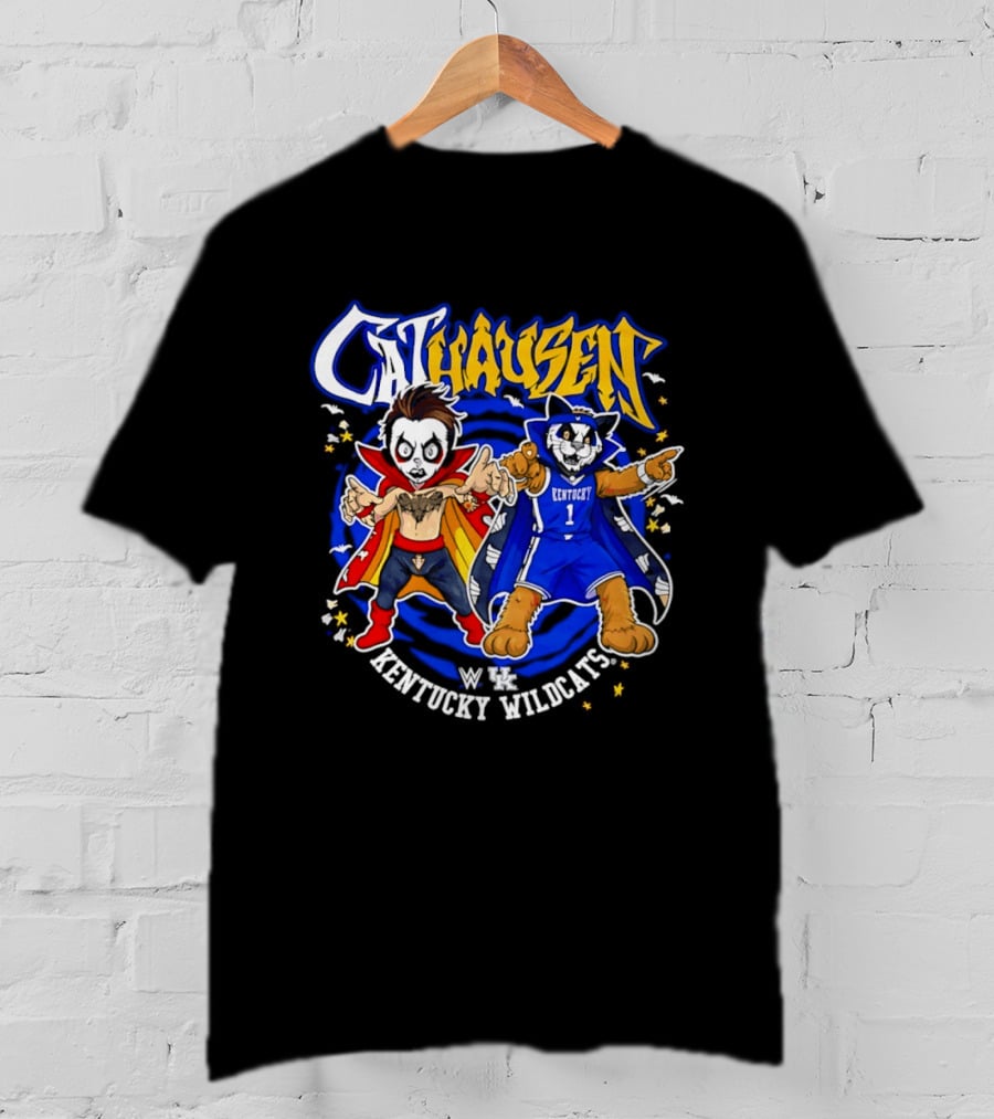 CatHausen Danhausen With Kentucky Wildcats Collaboration T-Shirt