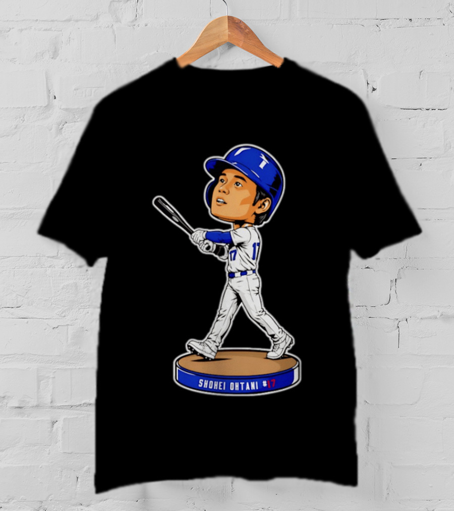 Shohei Ohtani Los Angeles Dodgers #17 Bobblehead Collectible T-Shirt