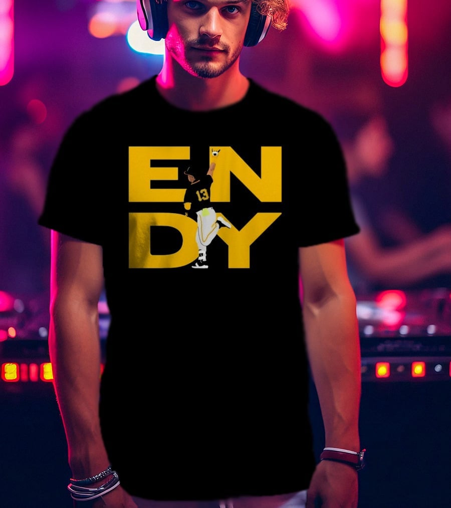 Endy Rodríguez 13 Pittsburgh Pirates Baseball T-Shirt