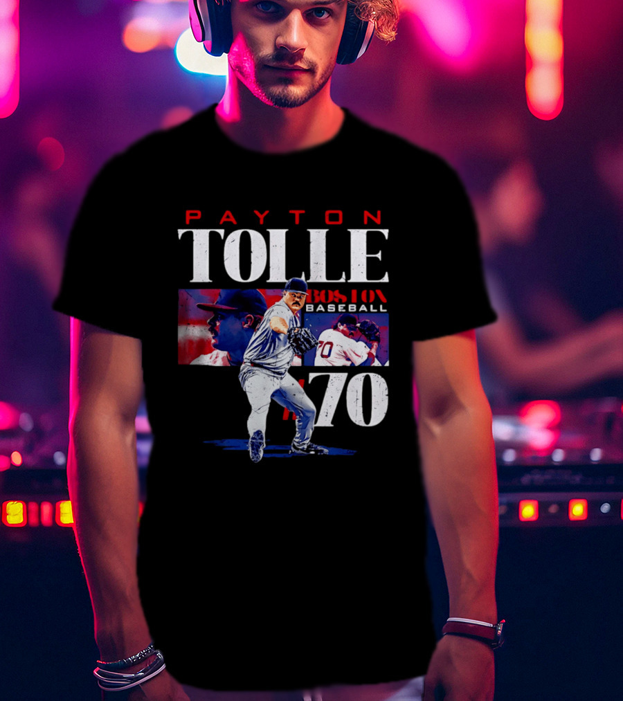 Boston Red Sox Payton Tolle 70 MLB Baseball T-Shirt