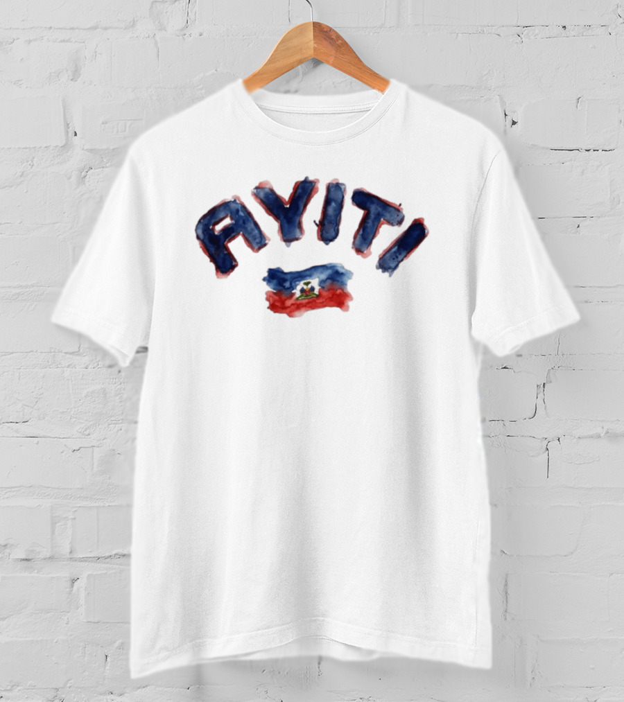 Ayiti Flag Haiti Pride Celebration With Haitian Flag T-Shirt