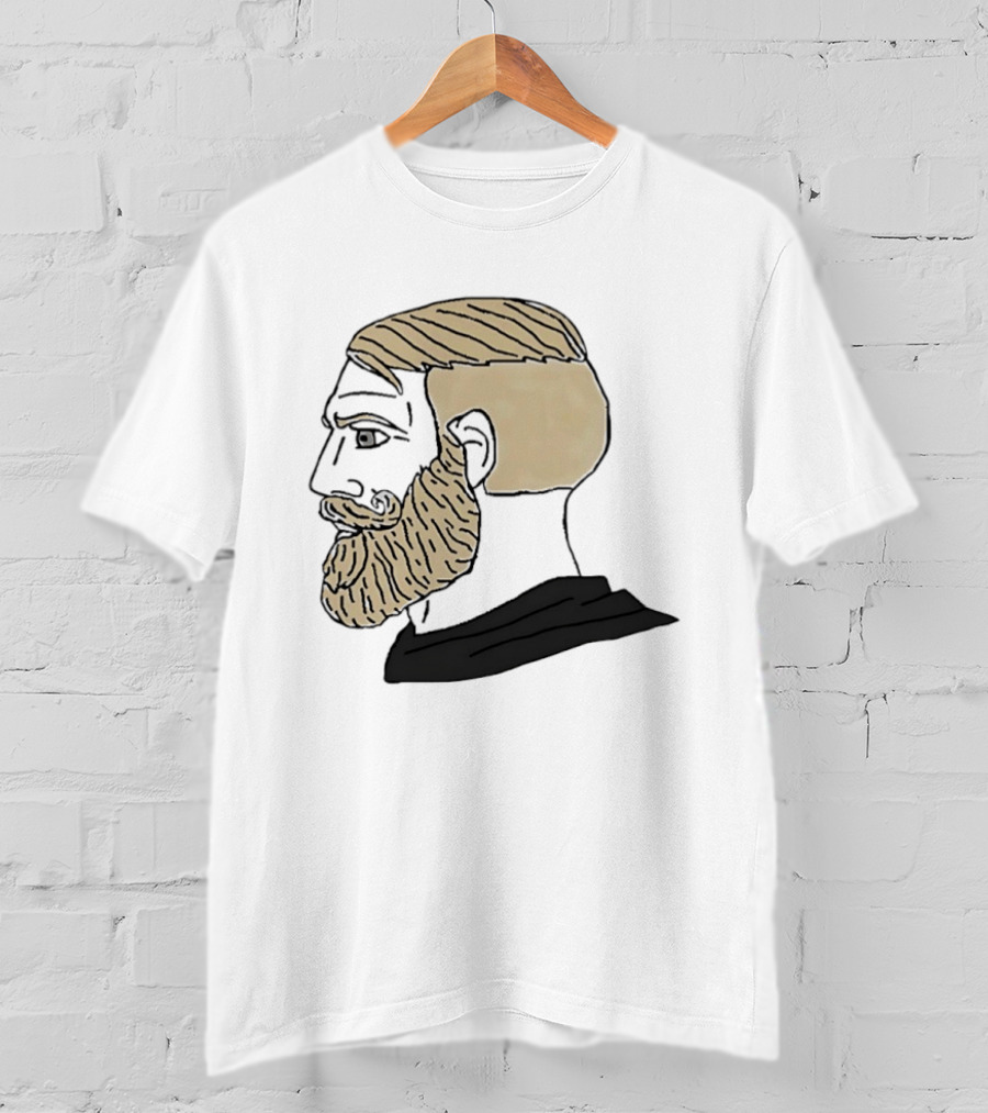 Chad Complex Gigachad Meme Alpha Male Profile T-Shirt