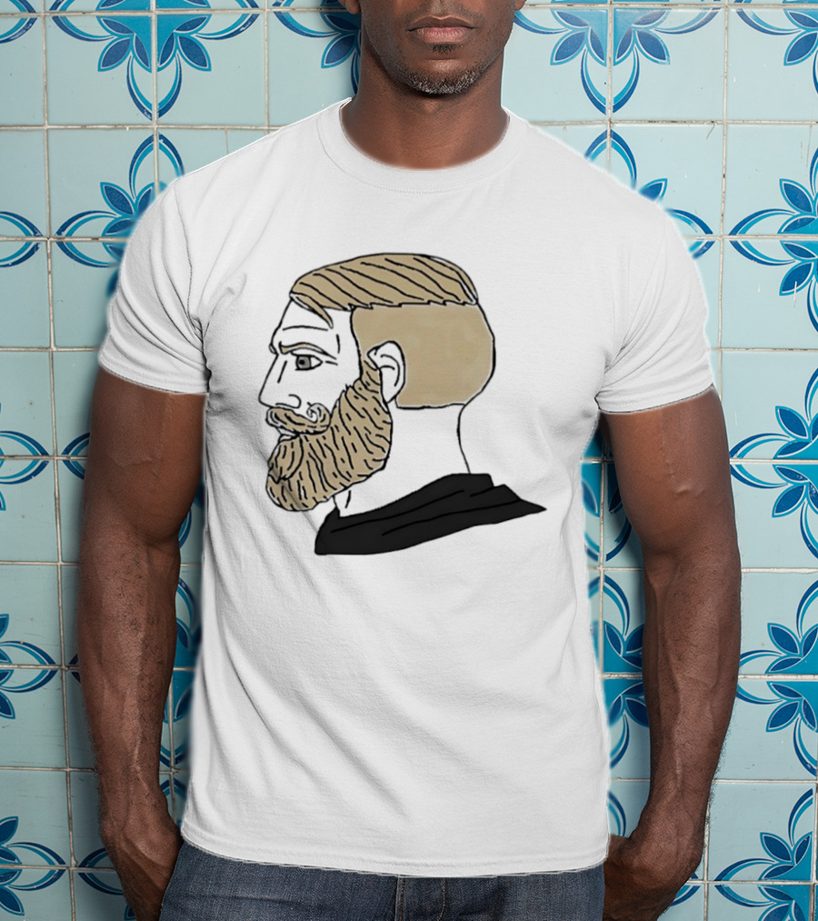 Chad Complex Gigachad Meme Alpha Male Profile T-Shirt
