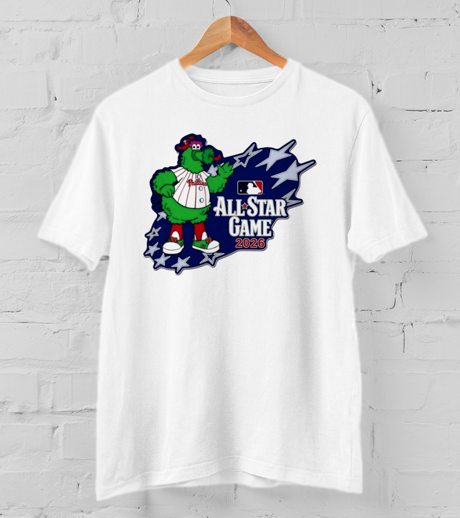 Philadelphia Phillies MLB All Star Game 2026 Phanatic Stars T-Shirt