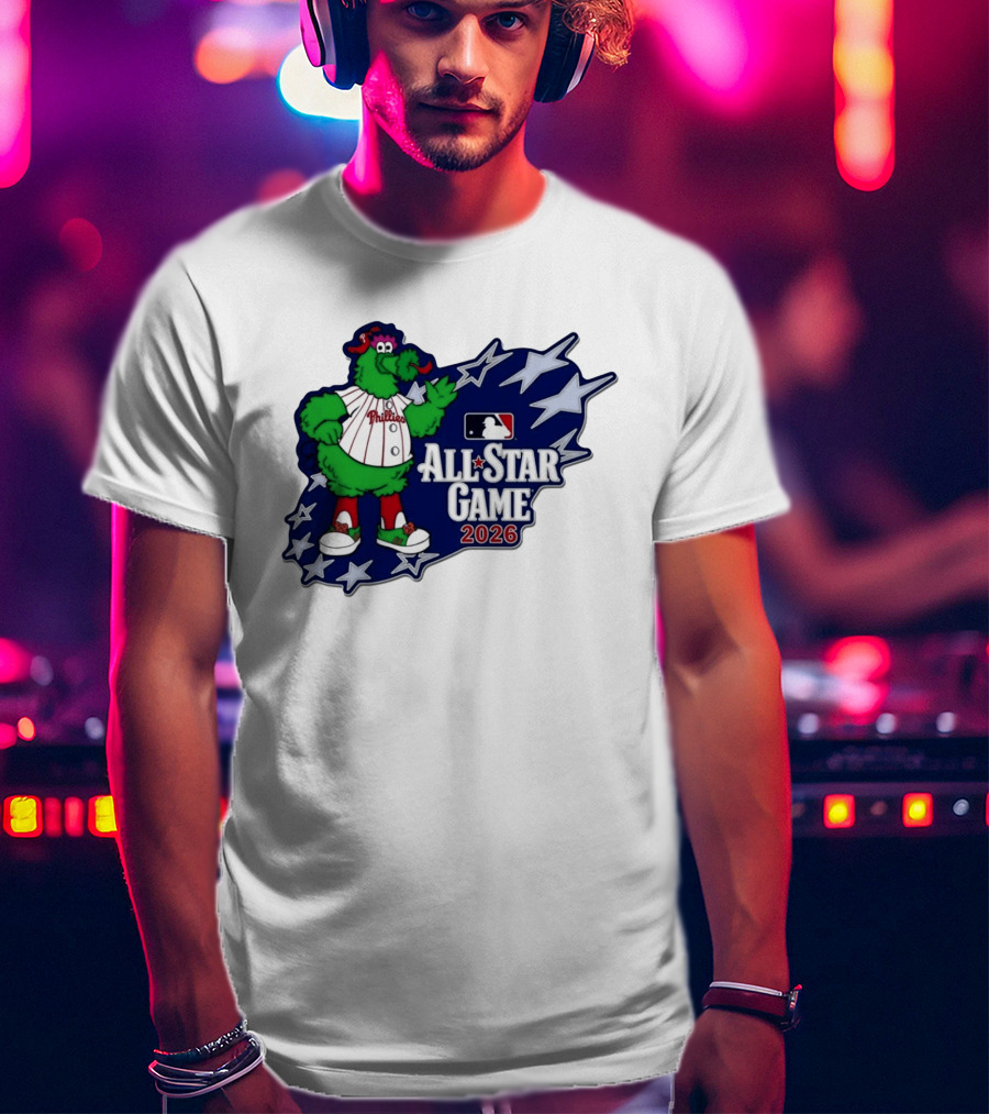 Philadelphia Phillies MLB All Star Game 2026 Phanatic Stars T-Shirt