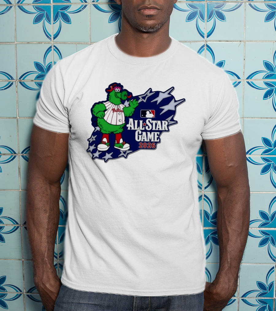 Philadelphia Phillies MLB All Star Game 2026 Phanatic Stars T-Shirt