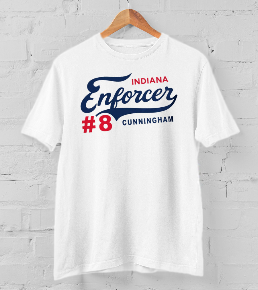 Sophie Cunningham Indiana Enforcer #8 Cunningham Indiana Basketball T-Shirt