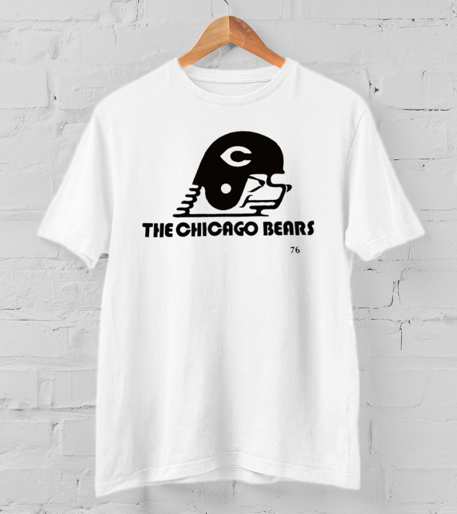 The Chicago Bears Helmet Logo 76 T-Shirt