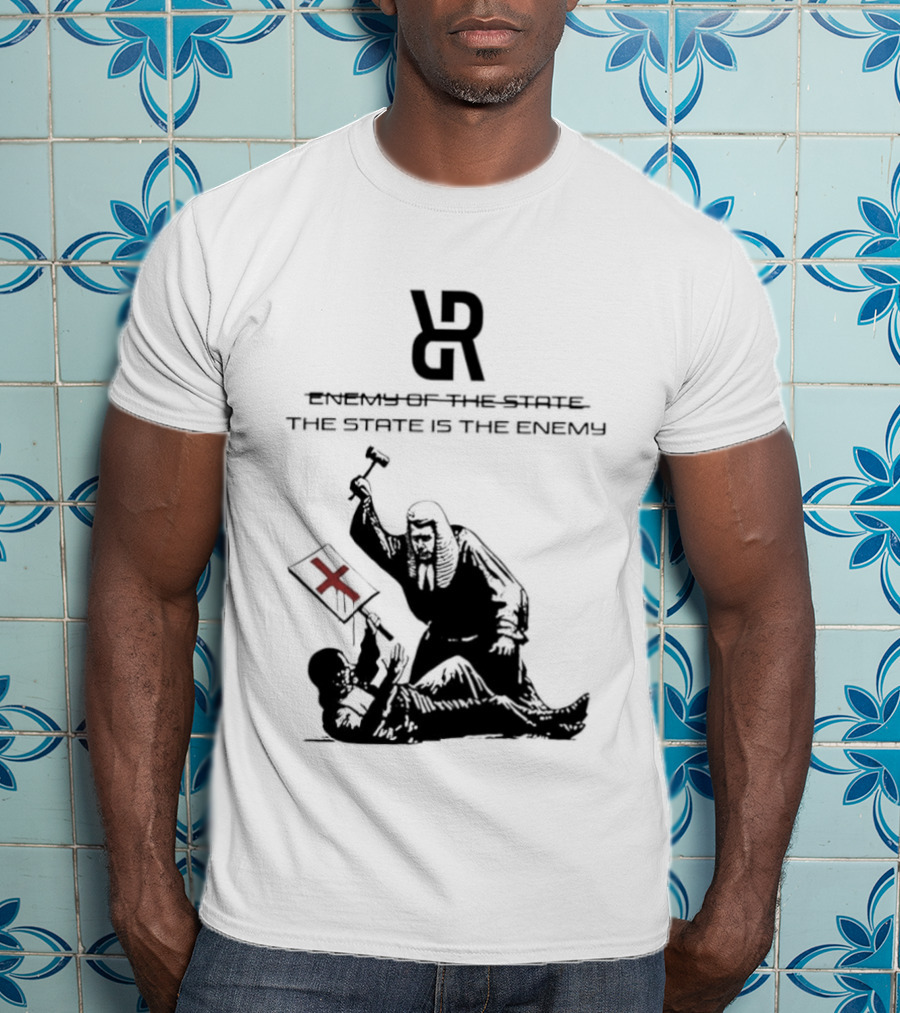 Revolutionary Struggle Judging The State Is The Enemy Political Protest T-Shirt