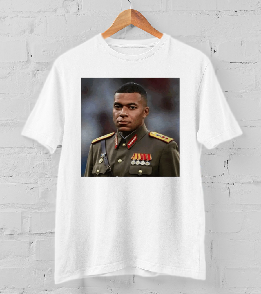 Kylian Mbappe Military Uniform Real Madrid Dictator T-Shirt