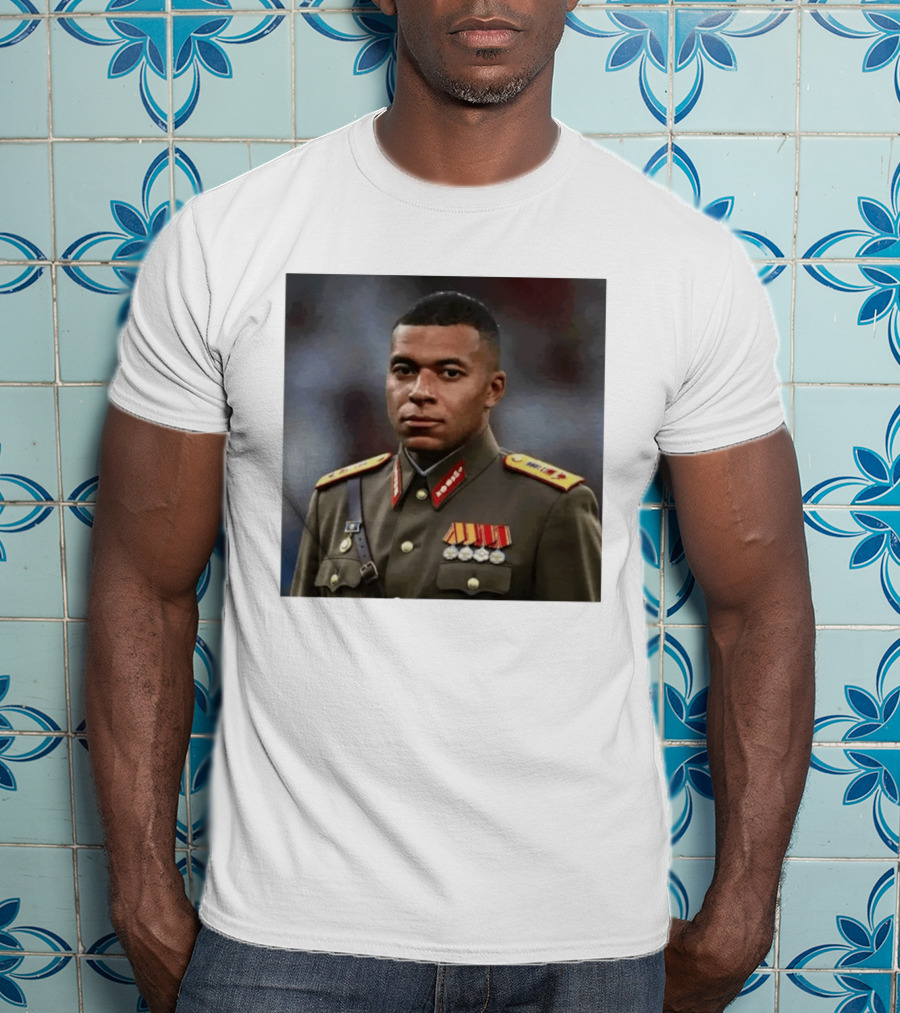 Kylian Mbappe Military Uniform Real Madrid Dictator T-Shirt