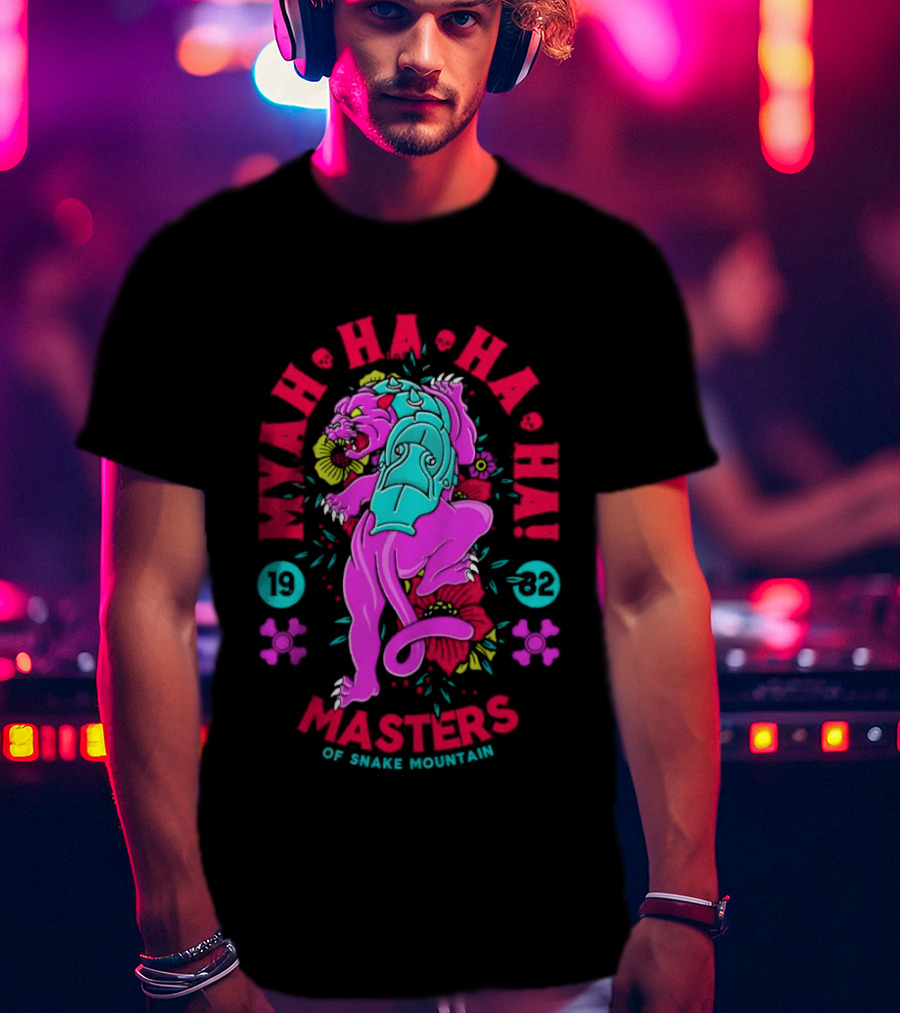 Mwah Ha Ha Ha Masters Of Snake Mountain 1982 T-Shirt