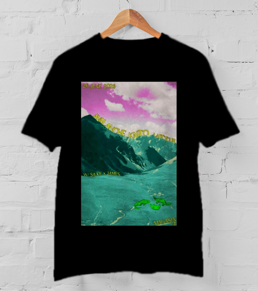 Avalanche Kaito Last Tour 26 June 2026 Magasin 4 Brussels With Silke And James T-Shirt