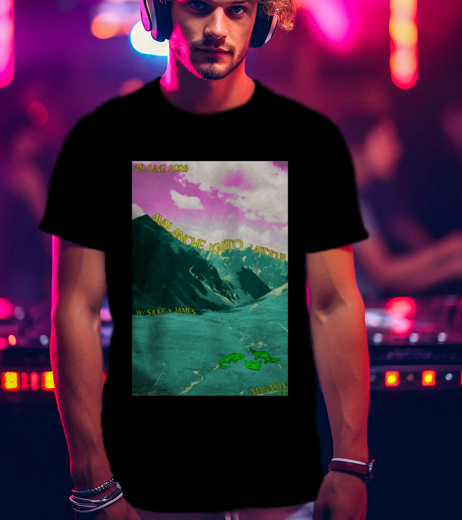 Avalanche Kaito Last Tour 26 June 2026 Magasin 4 Brussels With Silke And James T-Shirt