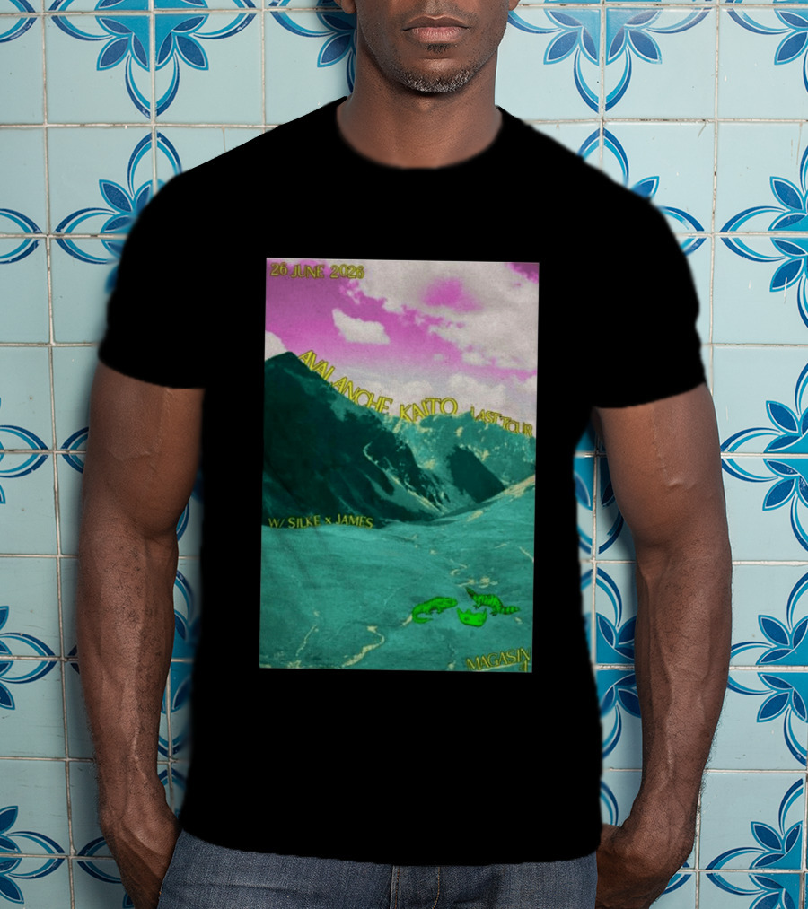 Avalanche Kaito Last Tour 26 June 2026 Magasin 4 Brussels With Silke And James T-Shirt