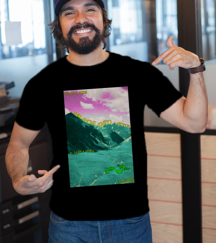 Avalanche Kaito Last Tour 26 June 2026 Magasin 4 Brussels With Silke And James T-Shirt