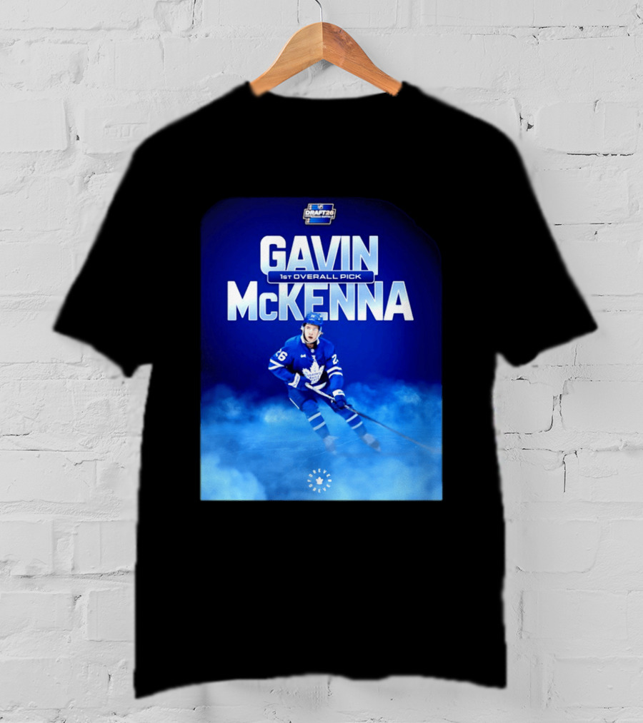Gavin McKenna 1st Overall Pick 2026 NHL Draft Toronto Maple Leafs T-Shirt