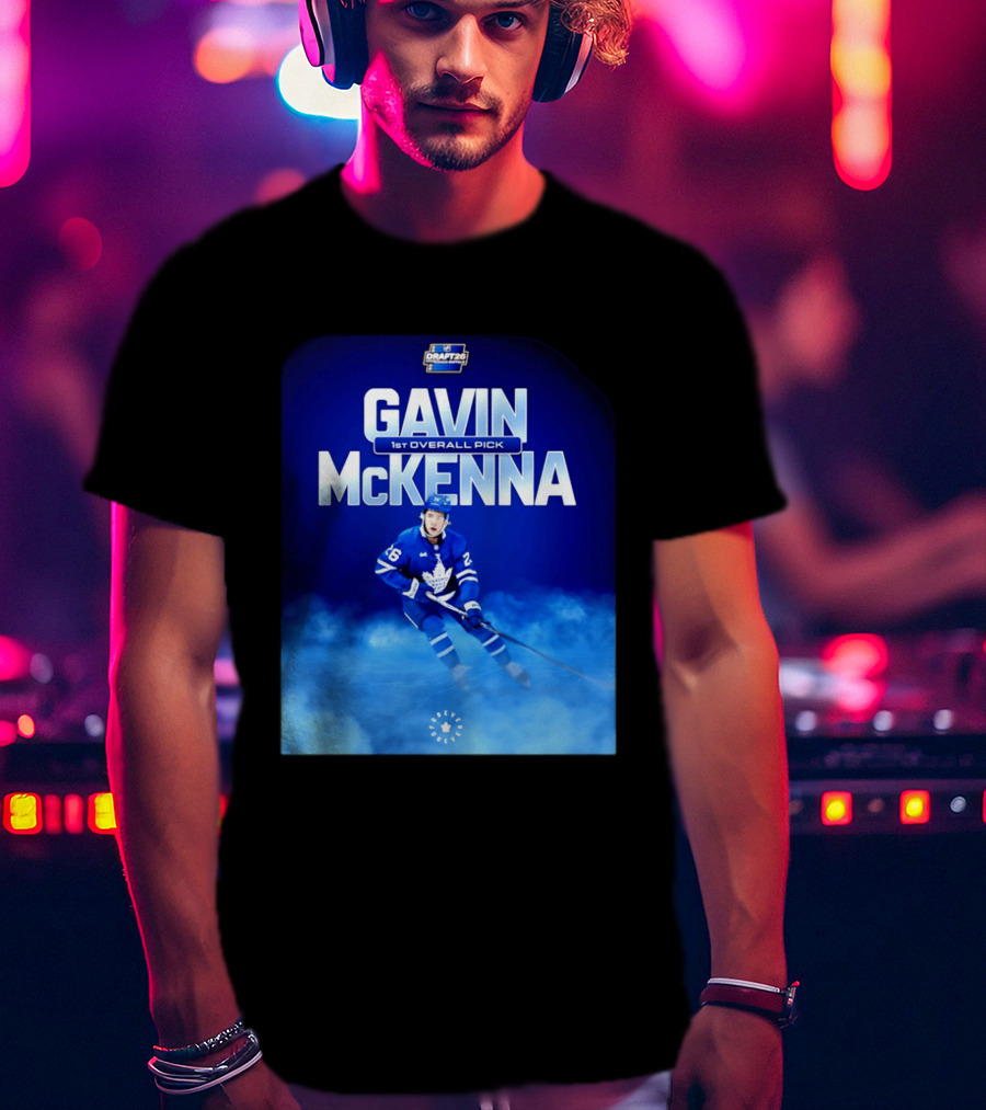 Gavin McKenna 1st Overall Pick 2026 NHL Draft Toronto Maple Leafs T-Shirt