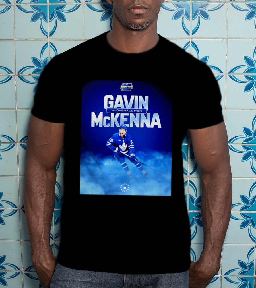 Gavin McKenna 1st Overall Pick 2026 NHL Draft Toronto Maple Leafs T-Shirt