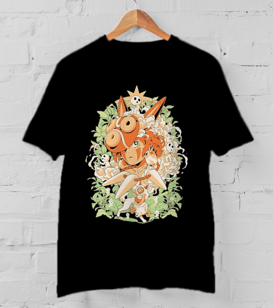 Princess Mononoke Moro Kodama Spirit Forest Adventure T-Shirt