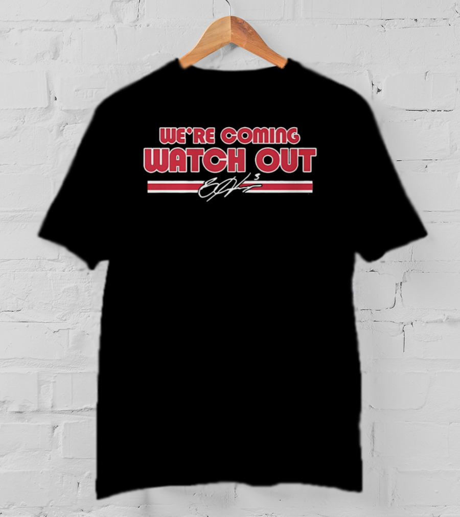 Bryce Harper Philadelphia Phillies We're Coming Out Signature Edition T-Shirt