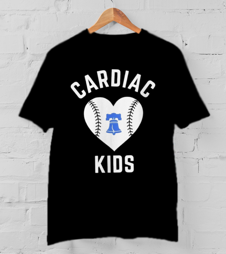Cardiac Kids Heart Philadelphia Phillies Liberty Bell T-Shirt