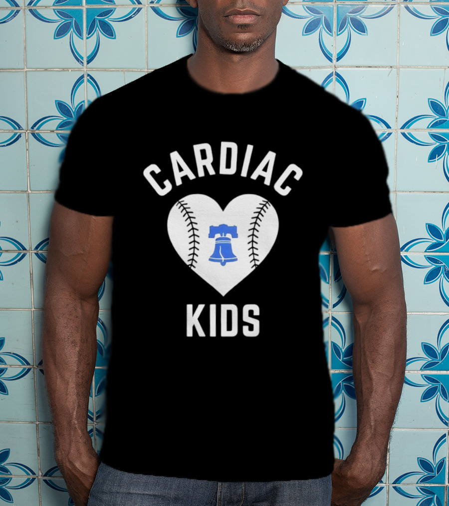 Cardiac Kids Heart Philadelphia Phillies Liberty Bell T-Shirt