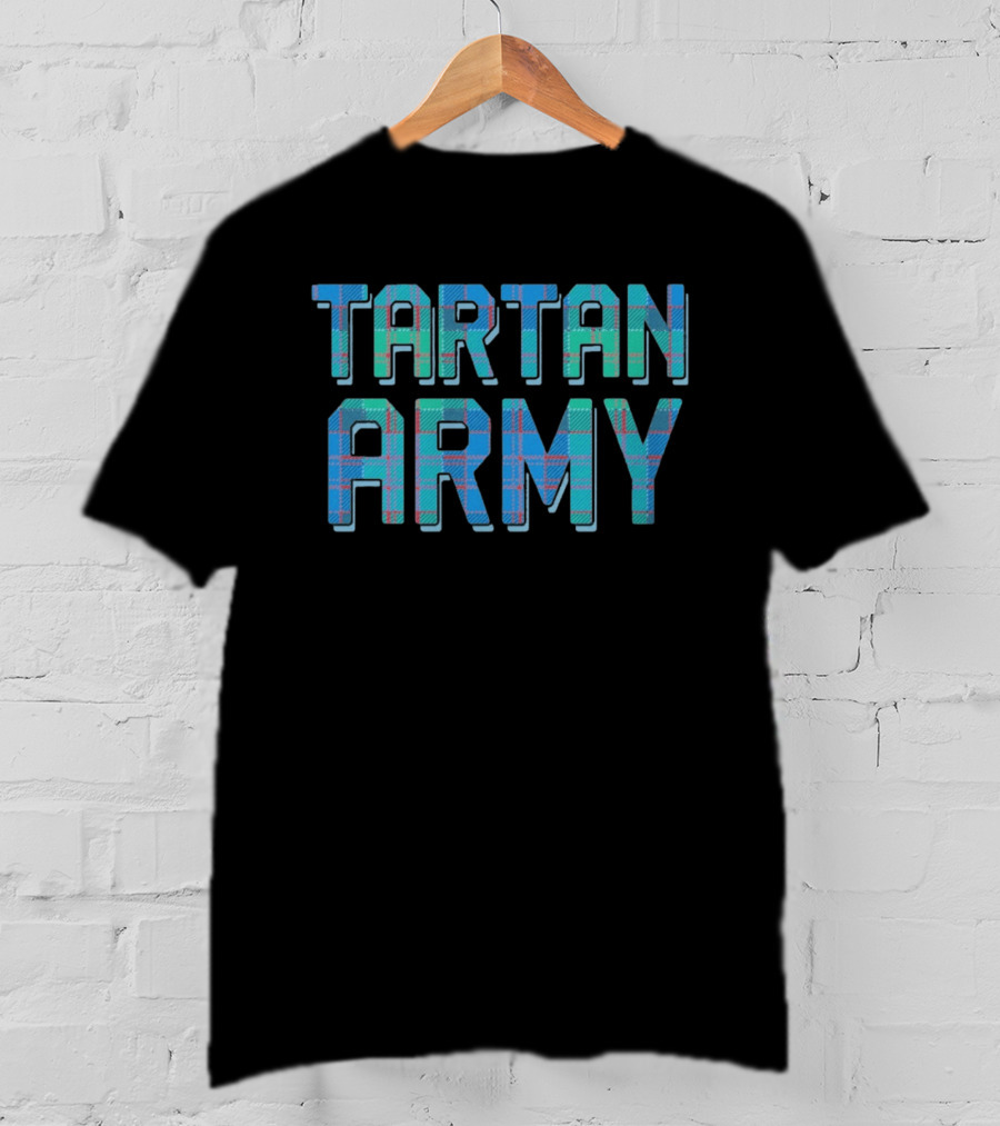 Tartan Army Scotland National Football Team Supporters T-Shirt
