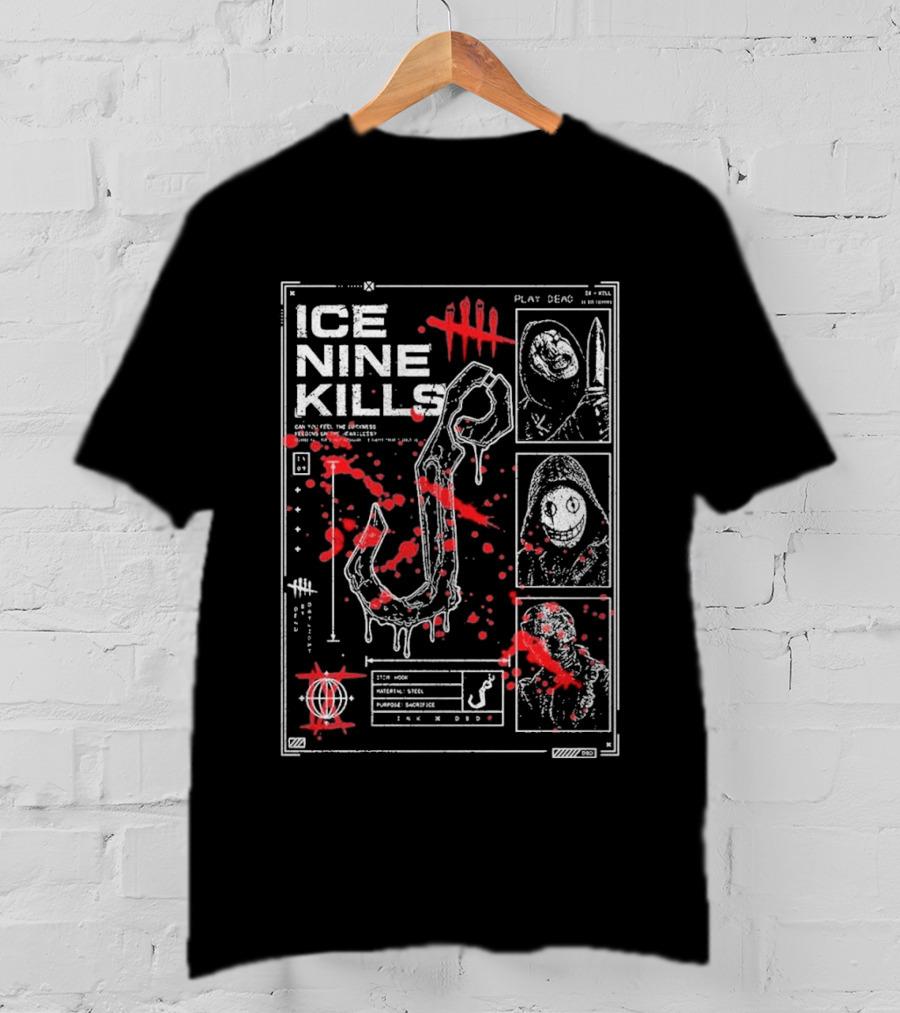Ice Nine Kills Dead By Daylight Play Dead Killer Profile Horror Collaboration T-Shirt