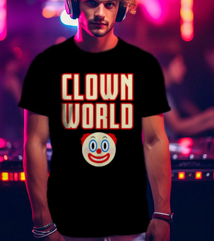 Clown World Satire Humor Iconic Face T-Shirt