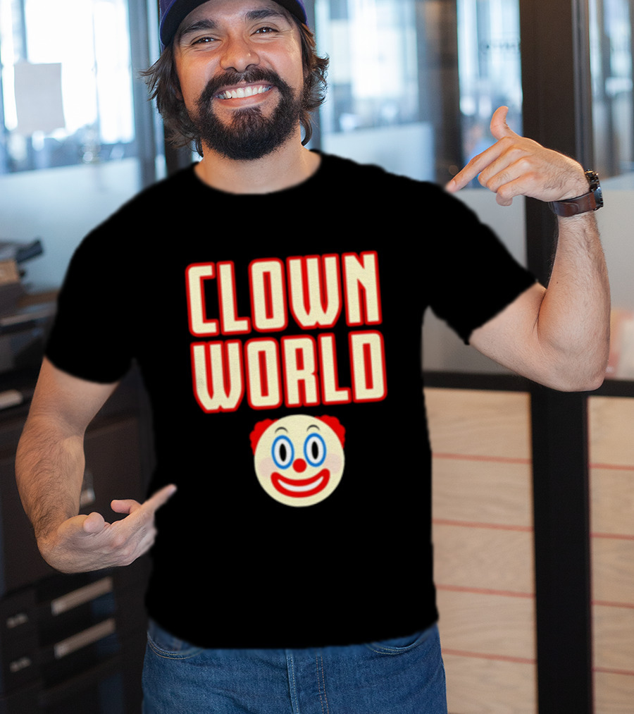 Clown World Satire Humor Iconic Face T-Shirt