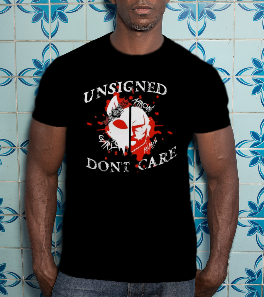 Unsigned Dont Care Aaron Gary Anakin Split Mask T-Shirt